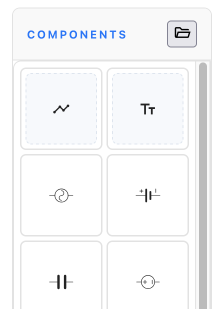 Component panel